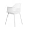 Cosco CosmoLiving by Cosmopolitan, Camelo Collection, Indoor/Outdoor Dining Chair, White 2PK 87212WHT2E - alternate 5
